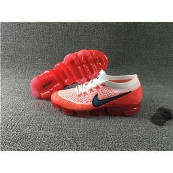 Nike flyknit Air VaporMax 2018 Men's Running Shoes White Red